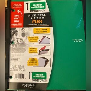 Five Star Flex Hybrid Notebinder.